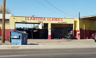 Llantera llamas