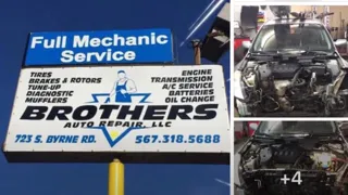 Brothers Auto Repair Mechanics and used tires